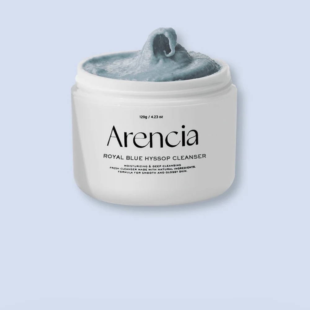 NIB Arencia Royal Blue Hyssop Cleanser